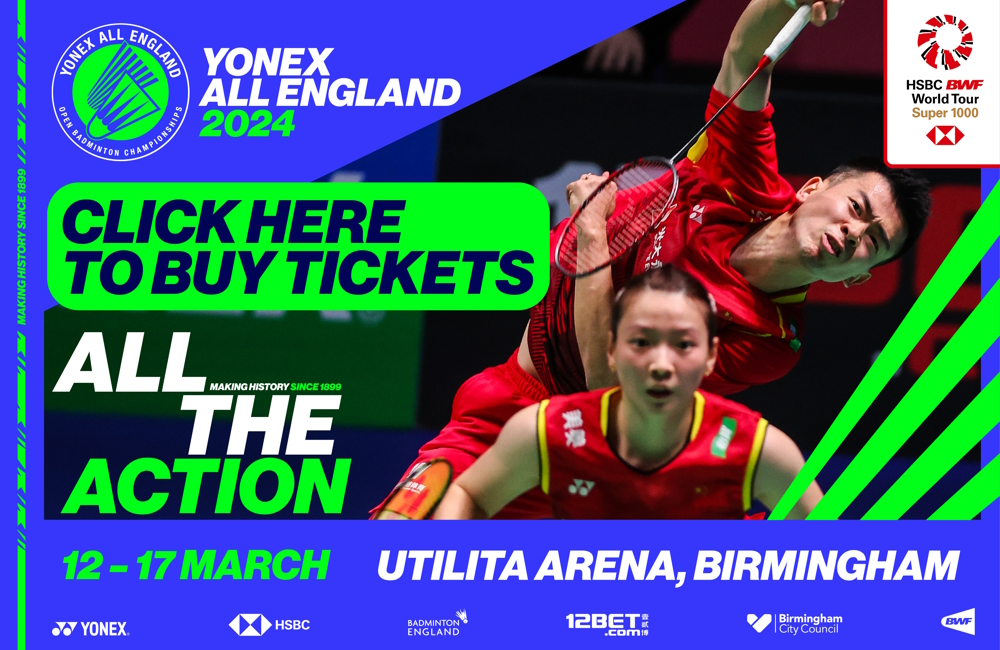 Yonex All England 2024 | Buy Your Tickets Now