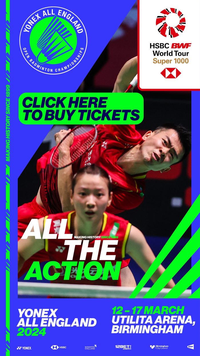 Yonex All England 2024 | Buy Your Tickets Now